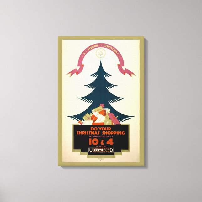 Poster Promoting Travel by London Untergrund Leinwanddruck (Vorderseite)