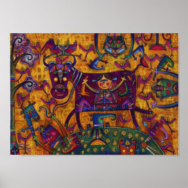 Poster - Psychedelische Kunst