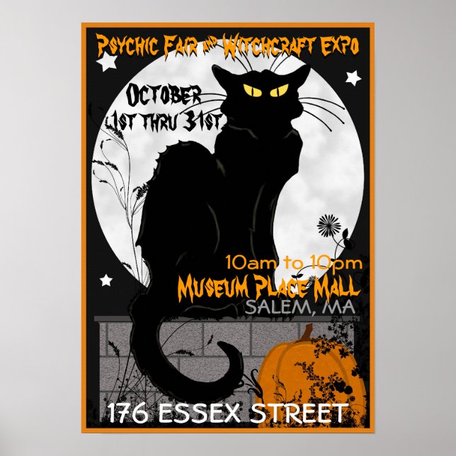 Poster "Psychische Messe & Hexerei" (Vorne)