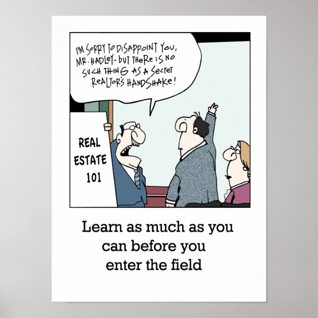 Poster "Real Anwesen Basics" (Vorne)