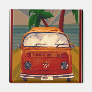 Poster: Reisen durch Kalifornien Magnet