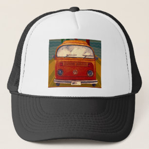 Poster: Reisen durch Kalifornien Truckerkappe