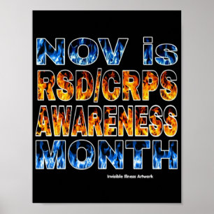 POSTER...RSD/CRPS - Orange & Blau Poster