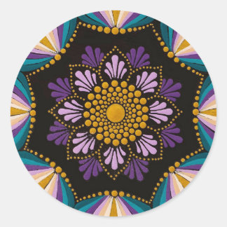 Poster Runder Aufkleber