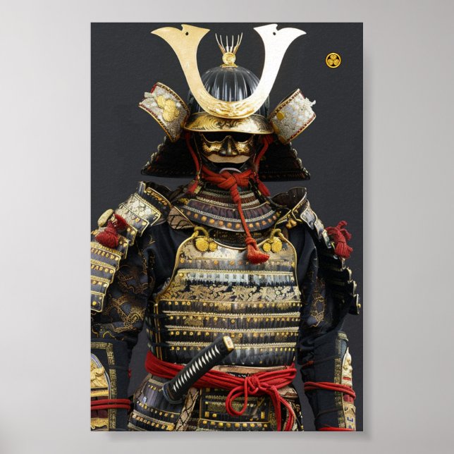 Poster Samurai Wall Art Printing Shogun Tokugawa (Vorne)