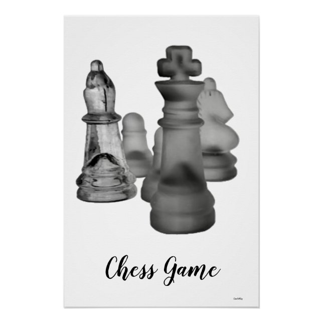 Poster Schach Game (Vorderseite)