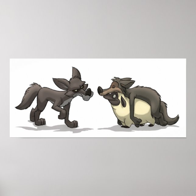 Poster "Schafe in Wolfs Kleidung" (Vorne)