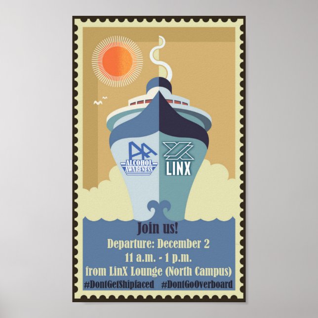 Poster - Schiffsform (Vorne)