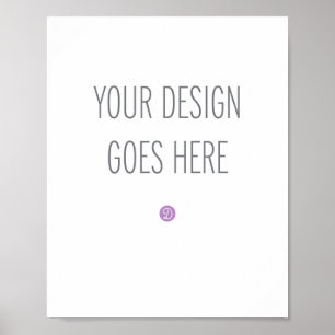 Poster Schild Drucken (8"x10")