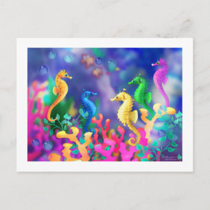 poster_Seepferde Postkarte