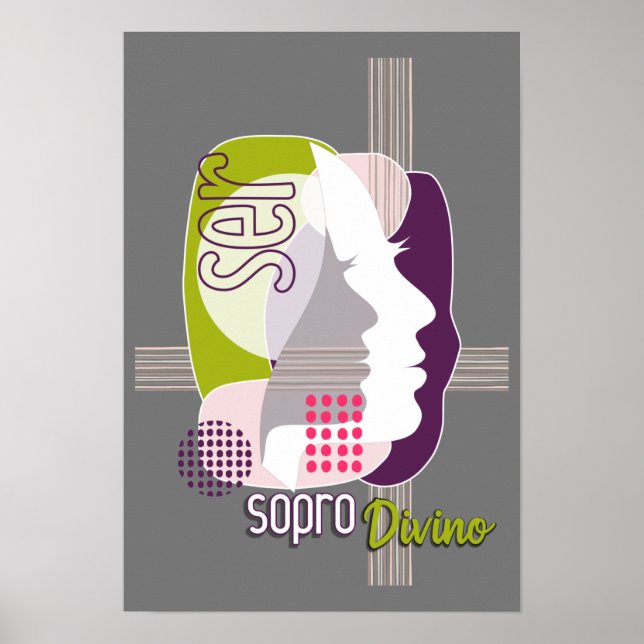 Poster SER - 04 Sopro Divino (Grey) (Vorne)