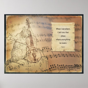 Poster setzt Rumi - Everything is music