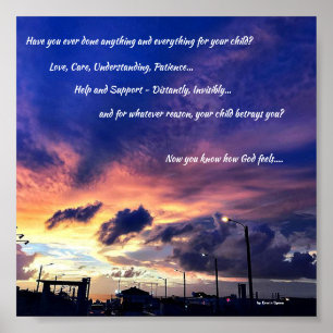 Poster - Sie, Ihr Kind und Gott