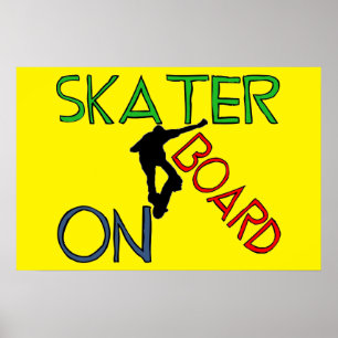 Poster - Skater an Bord