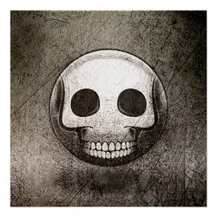 Poster Skullmoji Vintage