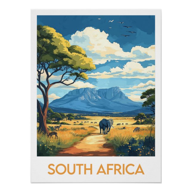 Poster South Africa (Vorderseite)