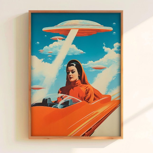 Poster Space Cafe SciFi Poster Flugauto Druck Wa (Von Creator hochgeladen)