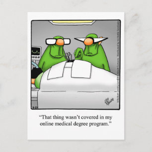 Poster "Spectickles" mit Humor zur Genesung Postkarte