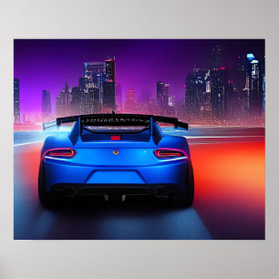 Poster-Sportwagen Poster