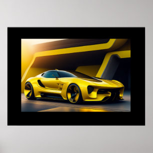 Poster-Sportwagen Poster