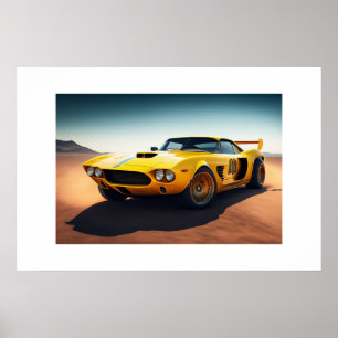 Poster-Sportwagen Poster