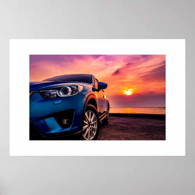 Poster-Sportwagen Poster (Vorne)