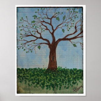 POSTER: Springtime Tree Poster