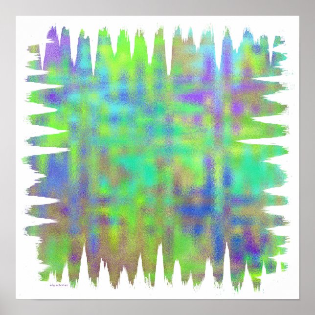 Poster square abstract (Vorne)