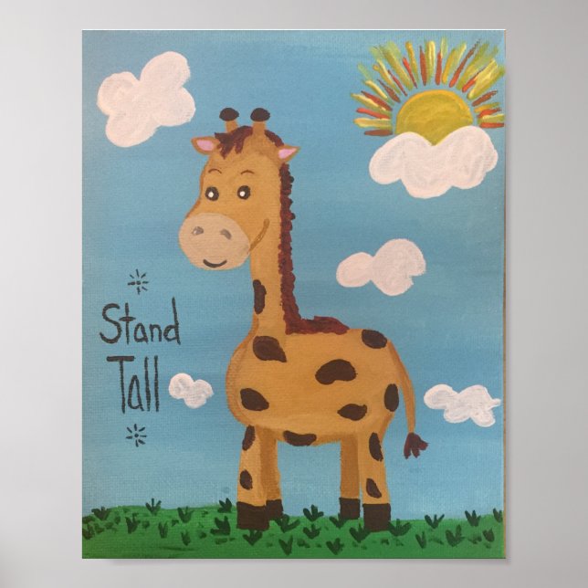 Poster "Stand Tall" (Vorne)