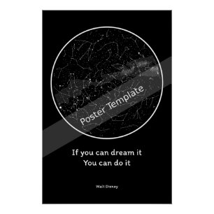 Poster-Star-Karte Poster