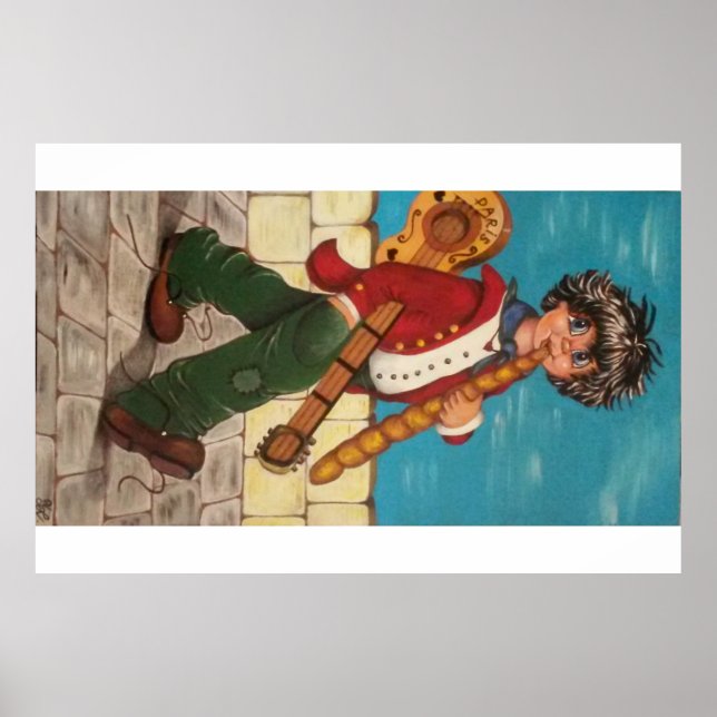 Poster. Steinbutt Poster (Vorne)