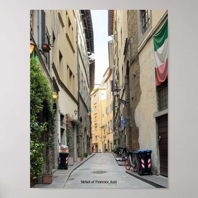Poster Street of Florence Italy (Vorne)