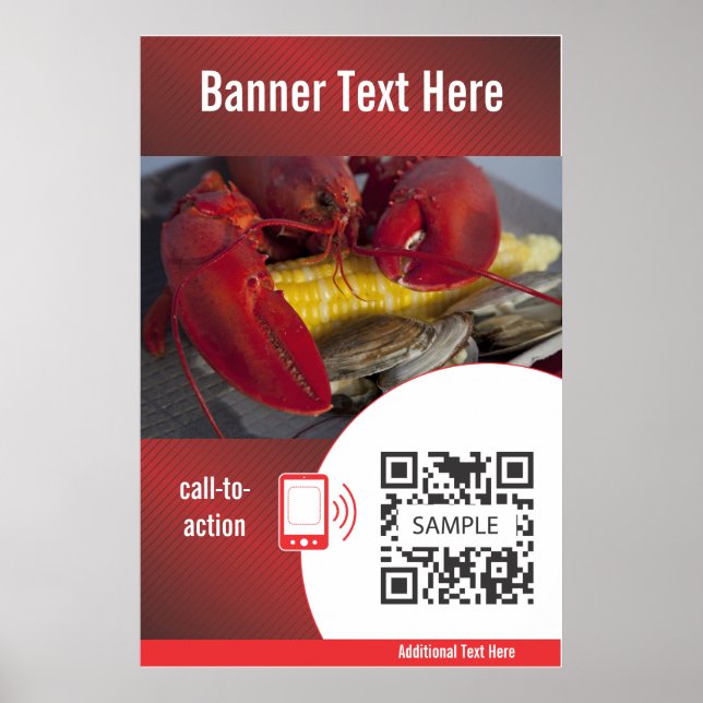 Poster Template Lobster (Vorne)