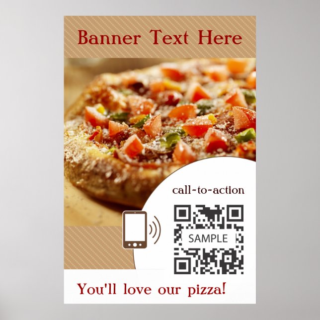 Poster Template Pizza (Vorne)