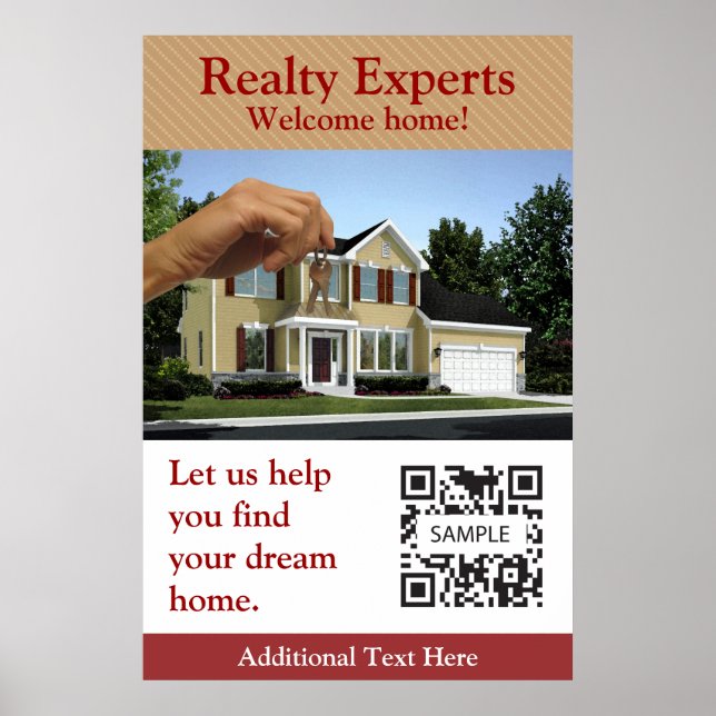 Poster Template Realty Experts (Vorne)