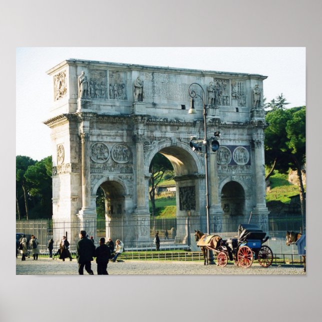 Poster "The Arch of Constantine" (Vorne)