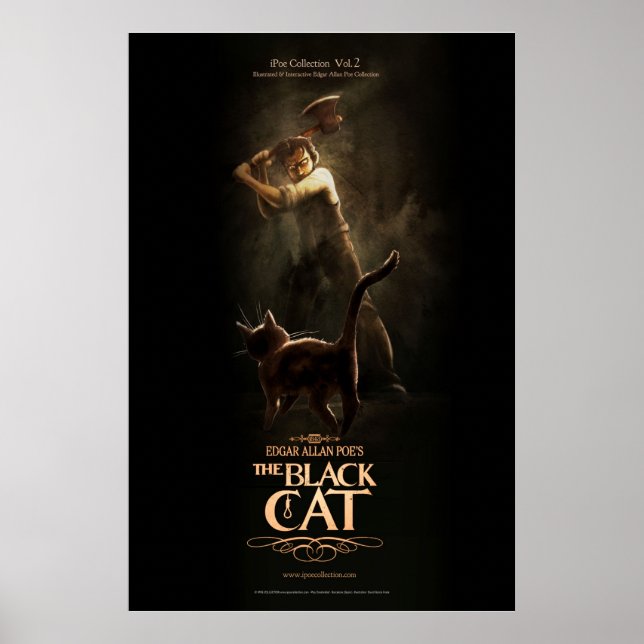 Poster "The Black Cat" (Vorne)
