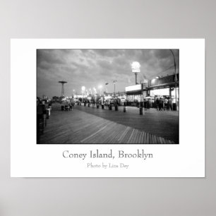 Poster "The Boardwalk at Night"