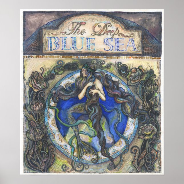 Poster "The Deep Blue Sea" - 40 cm x 46,2 cm (Vorne)