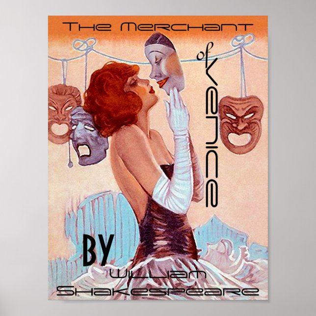 Poster The Merchant of Venice William Shakespeare (Vorne)