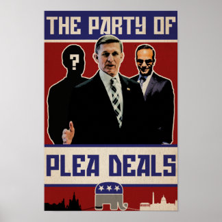 Poster "The Party of Plea Deals"