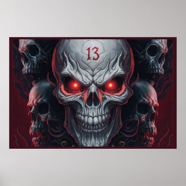 Poster The Skull 13 (Vorne)