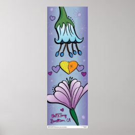 Poster - theARTing Blume - Buellton.Art
