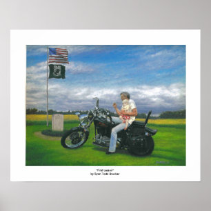 Poster - Thema Harley und US Marine Corps