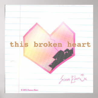 Poster "This Broken Heart"