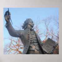 Poster Thomas Paine mit RIghts of Man Book