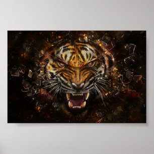 Poster TIGER STEAM PUNK