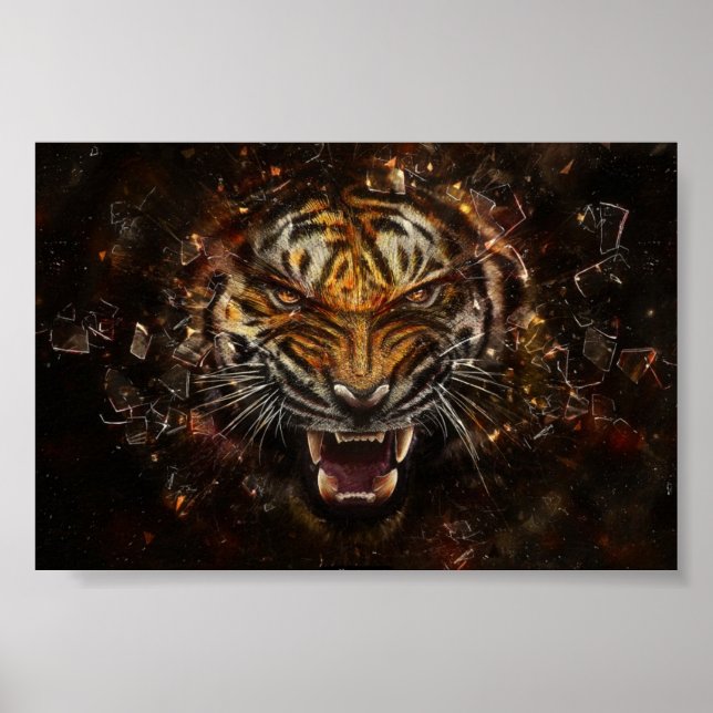 Poster TIGER STEAM PUNK (Vorne)