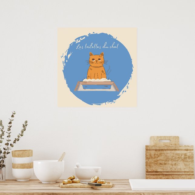 Poster, Toiletten aus dem Chat Poster (Küche)
