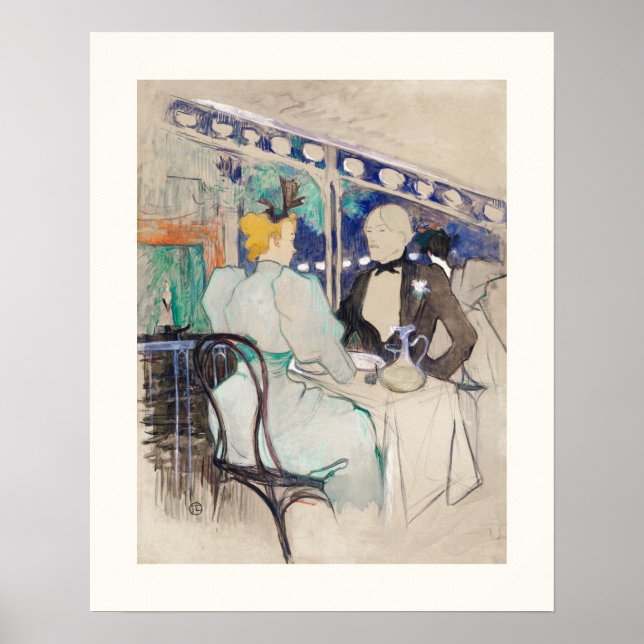 POSTER: TOULOUSE LAUTREC : AUX AMBASSADEURE POSTER (Vorne)